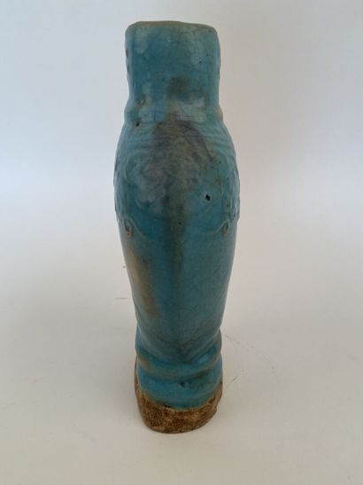 null CHINA


Vase with flat body in turquoise enamelled stoneware with decoration...