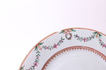 null CHINA, Compagnie des Indes


Set of five porcelain plates with polychrome decoration...