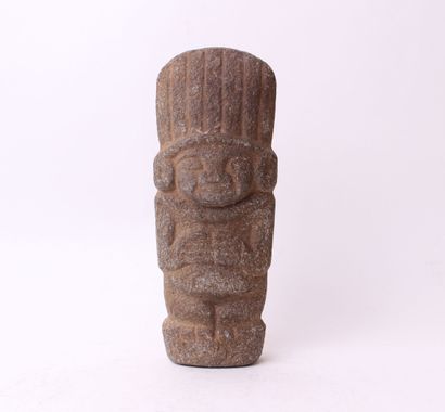 Pre-Columbian STATUTE in carved stone. 


Height:...