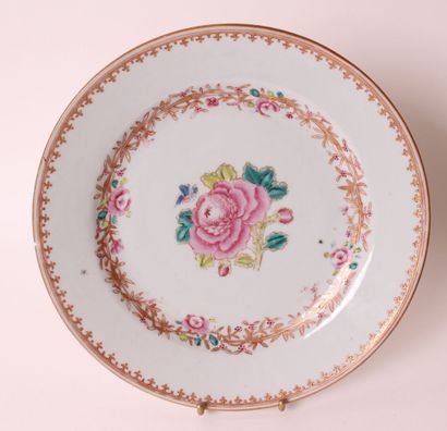 CHINA


Porcelain plate with polychrome decoration...