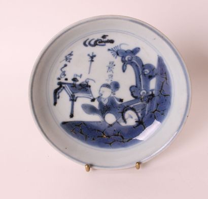 CHINA


Porcelain circular bowl with blue...