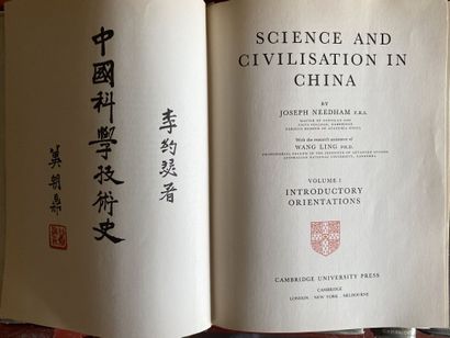 null * Joseph NEEDHAM, Science and Civilisation in China, 13 volumes. 



On y joint...