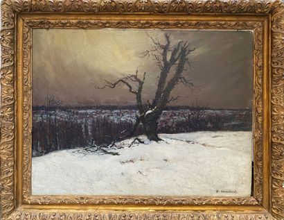 null Fernand Alexis LAMBERT (1868-1935)

L'arbre au crépuscule 

Huile sur toile,...
