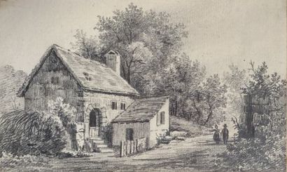 null Alfred DE CISSEY (XIX-XX) 

Paysages et vues de maisons

Huit dessins au crayon,...