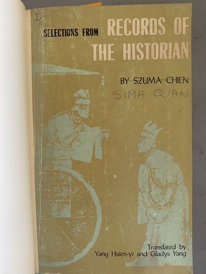 null * Ensemble d'ouvrages sur l'histoire de la Chine : 

- R.P. HUC, Dans la Chine,...