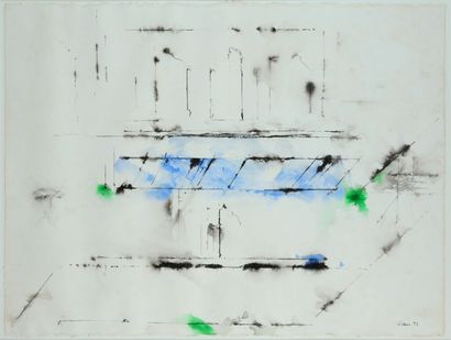 null Paul KALLOS (1928-2001)

Composition (1992)

Encre et aquarelle sur papier,...