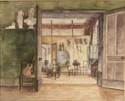 null Gabrielle LEMAIRE (1880-1976)

Vues d'intérieurs

Trois aquarelles, l'une signée...