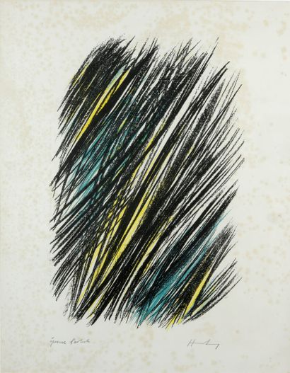 null Hans HARTUNG (1904-1989)

L 19 (1957)

Lithographie couleurs signée en bas à...