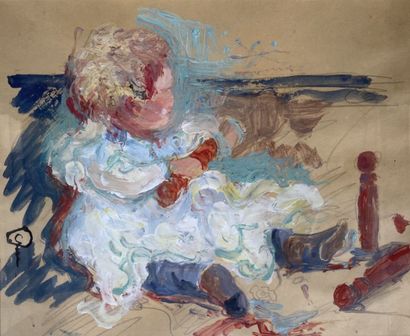 null Jeanne CIROU-MARQUIS (act.c.1900-c.1976)

Enfants

Ensemble de trois aquarelles...