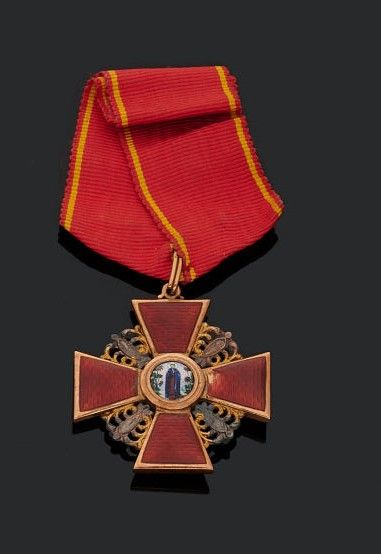 null Russie 

Ordre de Sainte-Anne, fondé en 1735, modifié en 1797, croix de 3e classe...
