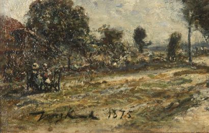 null Johan-Barthold JONGKIND (1819-1891)

Near Saint-Parize-Le-Chatel, 1875

Oil...