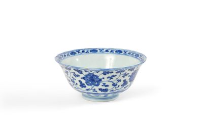 China

Porcelain bowl with blue underglaze...