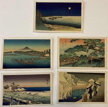 null Asie, Japon (dans le goût de Katsushika Hokusai - ), Vietnam (stèle au tombeau...