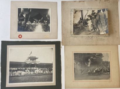 null Asia, Indochina, Annam, Viet Nam, Albert Sarraut. Circa 1910-1920. Set of nine...