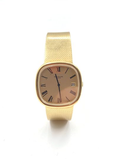 null PATEK PHILIPPE 

Ellipse 

Bracelet watch in 18k (750) gold. Cushion-shaped...