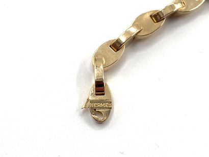 null HERMES

Articulated bracelet in yellow gold 750 thousandths, the links of full...