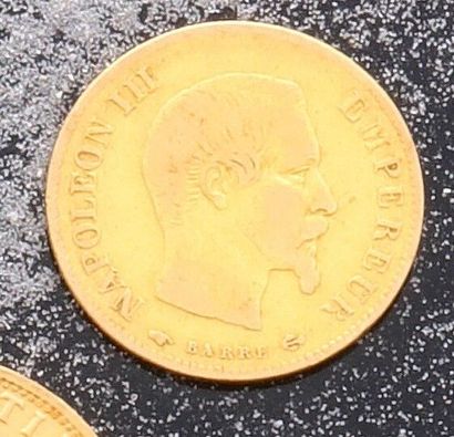 null Coin of 10 Francs gold 1860.

Weight: 3.12g

(Wear)