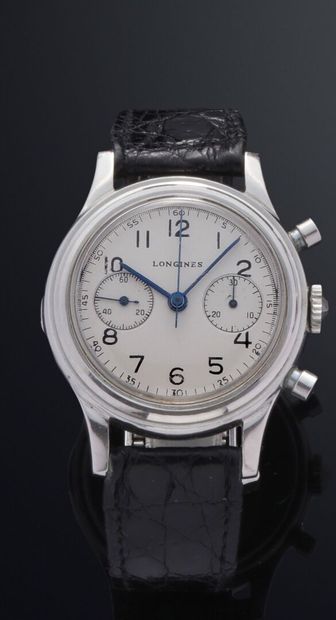 null LONGINES

No. 90

No. 6425057

Stainless steel wrist chronograph. Round case,...