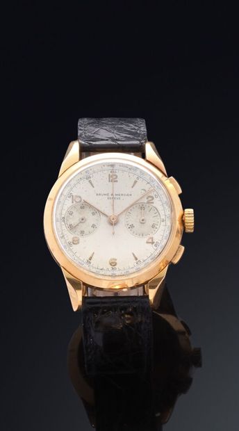BAUME&MERCIER

18k (750) gold wrist chronograph....