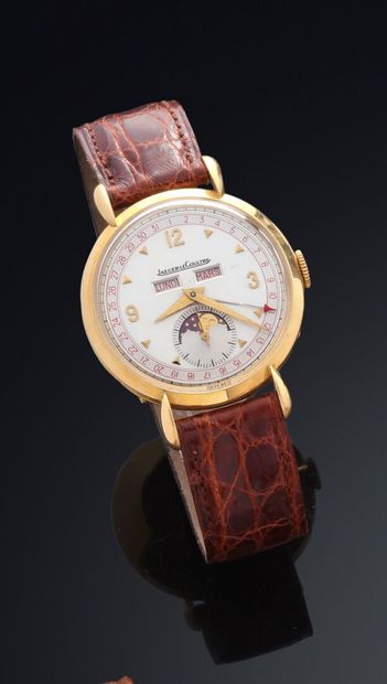 null JAEGER LE COULTRE

Ref. 141 008 1

No. 1579054 / 596230

18k (750) gold wristwatch...