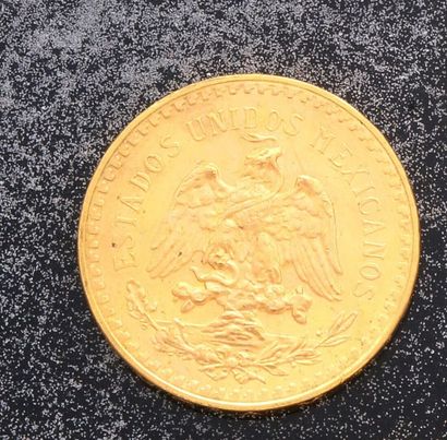 Coin of 50 pesos gold 1821 - 1947.

(Slight...