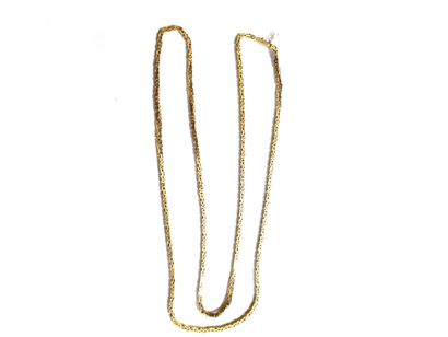 null Long necklace in yellow gold 750 thousandths with double interlocking links.

Length:...