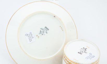 null Sèvres

Gobelet litron et sa soucoupe en porcelaine tendre de la première grandeur...