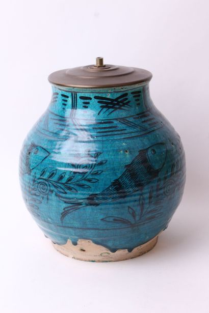 PERSE

Ball vase in siliceous ceramic decorated...