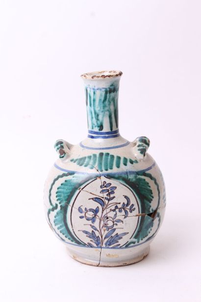 VASE gourd with two passages in earthenware...