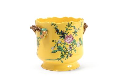 null MARSEILLE

Earthenware bottle bucket provided with two handles in the shape...