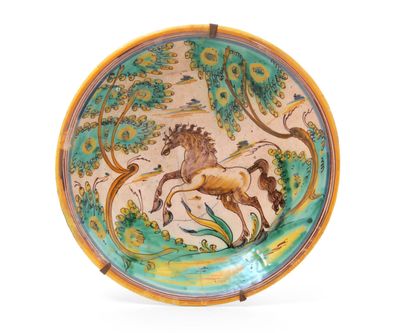 TALAVERA 
Round hollow earthenware dish with...