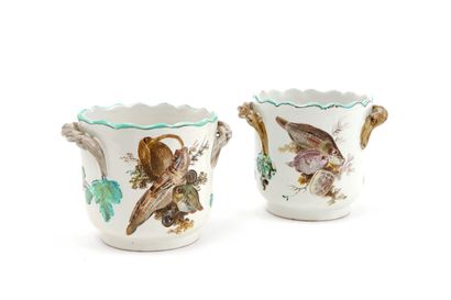 null MARSEILLE

Pair of earthenware glass buckets provided with two handles in the...