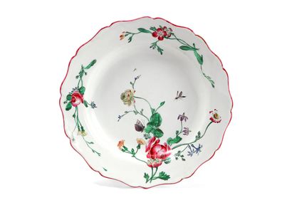 null MARSEILLE

Soup plate in earthenware with contoured edge with polychrome decoration...