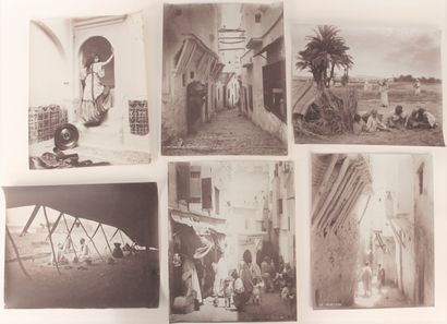 null Photographie, Afrique du Nord, Algérie, Maroc (sur les thèmes de). Circa 1880-1910....