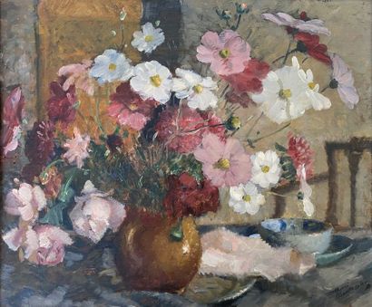 null Henri MONTASSIER (1880-1946)

Nature morte au bouquet de fleurs

Huile sur panneau,...