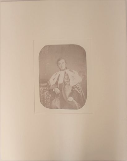 null Photograph, female and male portraits including a child. Circa 1855-1865. 

Set...