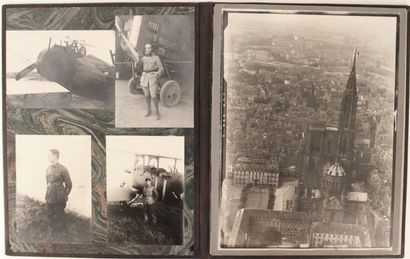 null Photographie aérienne. Circa 1919. 

Album photographique composé de neuf tirages...