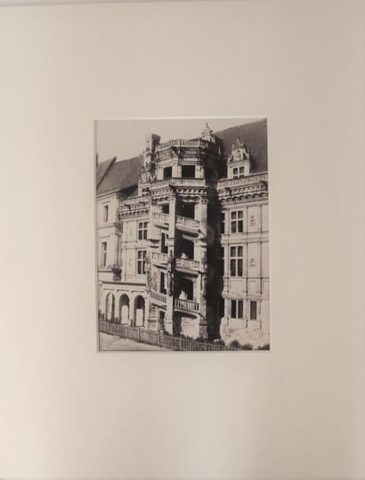 null Photography, architecture, France including Blois. 

Set of four prints, mainly...