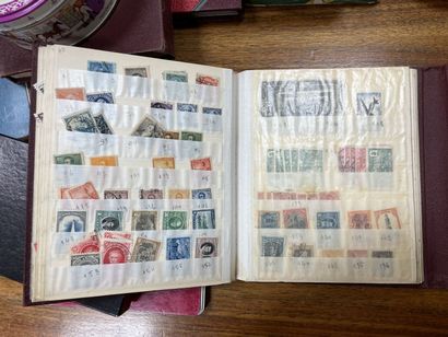 null Vrac de timbres du monde dont spécimens de Colonies anglaises dont Siam (manque...