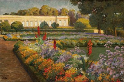 GASTON SIMOES DE FONSECA (RIO DE JANEIRO 1874-1943 PARIS) Les jardins de Bagatelle....
