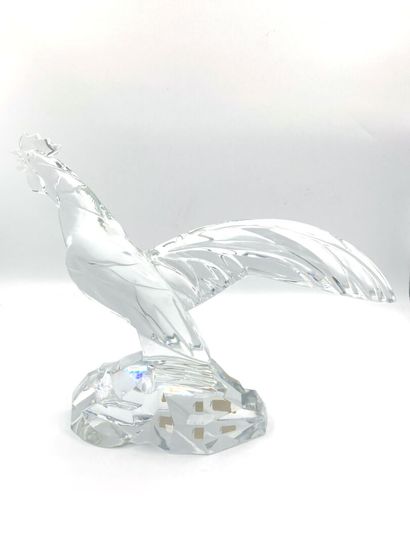 null BACCARAT

Rooster

Proof in molded crystal, signed in hollow on the base and...