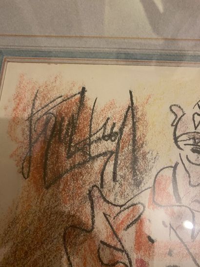 null GEN PAUL (1895-1975)

Django Reinhardt, 1946

Pastel sur papier, signé en haut...
