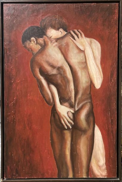 null Pierre Fournier

Naked men embracing

Oil on canvas, signed on the back and...