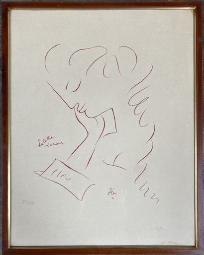 null Jean COCTEAU (1889-1963)

The love letter

Lithograph on Arches paper, signed...