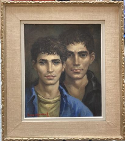 null Anatola SOUNGOUROFF (1911-1982)

Portraits of men

Oil on canvas, signed lower...