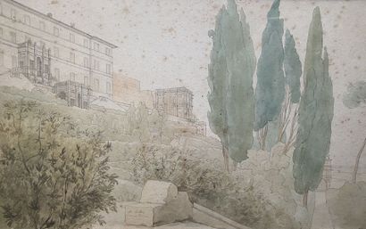 null Jean-Baptiste Auguste LELOIR (1809-1892)

Vue de la Villa d'Este à Tivoli

Aquarelle...