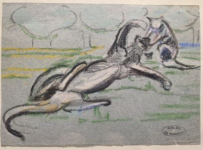 null Gaston SIMOES DE FONSECA (1874-1943)

Cats 

Pastel on blue paper. Bears the...