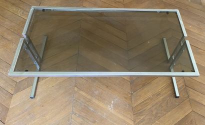 null Low table in chromed metal and glass.

Work of the XXth century 

30 x 49 x...