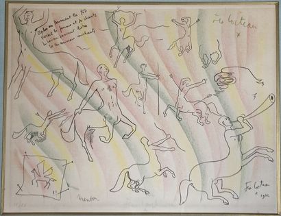 null Jean COCTEAU (1889-1963)

Orpheus

Lithograph, signed in the plate top right...