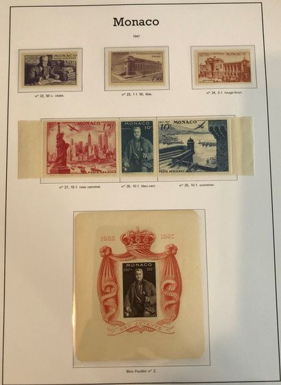 null Monaco : important collection including N°11 to 17*, 27 to 33* + PA 2x the 2...